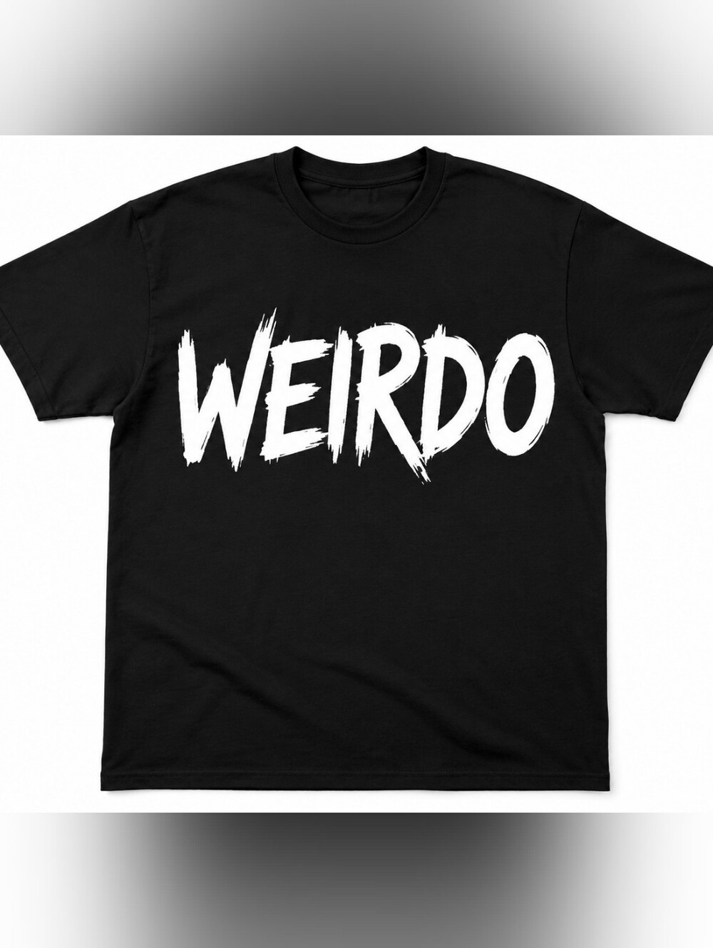Black Graphic 'WEIRDO / HAVE SOME RESPECT' Men’s T-Shirt